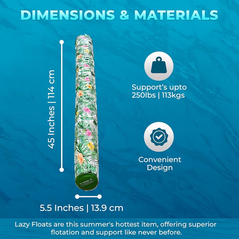 Vos Mega Foam Pool Wavy Noodle, Premium & Big, Super Soft Pool Noodle for Swimming and Floating, Pool Floats, Lake Floats - 1 Pack - Image 3